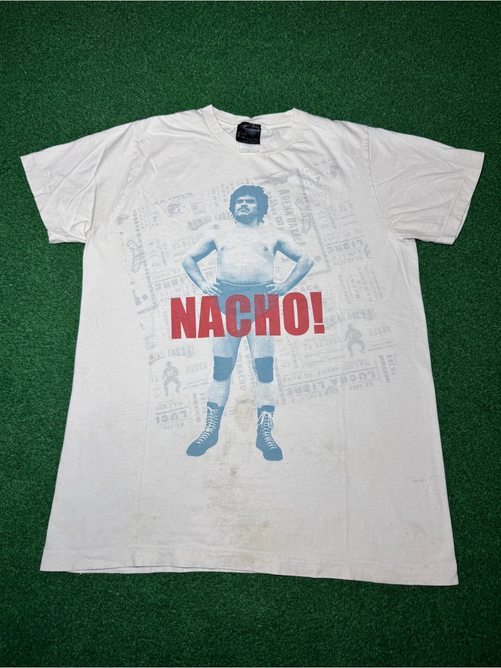Nacho Libre Movie Promo Giant Vintage Medium Jack Black Luchador T Shirt